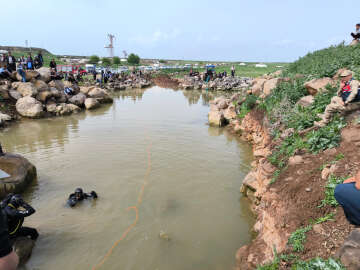 Siverek'te sulama göletine giren zihinsel engelli Mustafa, boğuldu