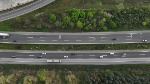 Bayram tatili dönüşü Anadolu Otoyolu'nda trafik akıcı