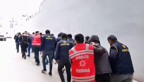 6 milyon TL'lik kablo hırsızlığına 7 tutuklama