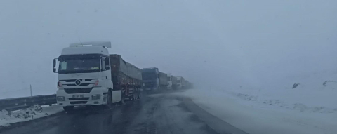 Kar yağışı Ilgar Dağı’nda ulaşımı etkiledi