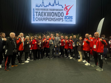 Türkiye Taekwondo'da erkeklerde Avrupa şampiyonu, kadınlarda ve genel sıralamada 2’nci oldu