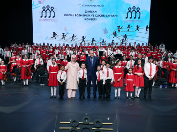 Cumhurbaşkanı Erdoğan, 23 Nisan Ulusal Egemenlik ve Çocuk Bayramı Konseri'ni dinledi