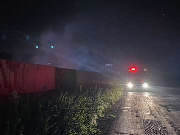 Manisa'da geri dönüşüm tesisindeki yangın, söndürüldü