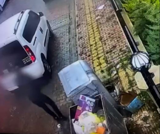 Samsun - Uyuşturucu teslimatını çöp konteynerinde yapan 4 şüpheliye gözaltı /Video eklendi