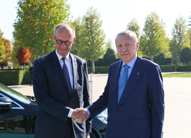 Cumhurbaşkanı Erdoğan, Almanya Başbakanı Merz'i resmi törenle karşıladı / Fotoğraflar