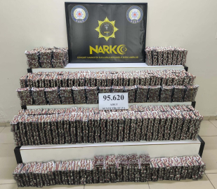 Balıkesir'de 95 bin sentetik hap ele geçirildi