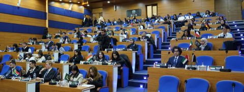 Atatürk Üniversitesi öğrencileri, BM Genel Kurulu'nun simülasyonunu yaptı