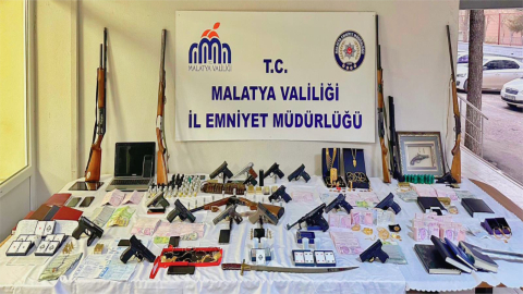 Malatya'da çeşitli suçlara karışan 31 kişiye gözaltı