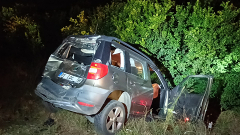 3 aracın karıştığı zincirleme kazada 2 kişi yaralandı