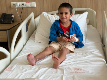 Akıma kapılan Furkan, doku nakliyle ayağa kalktı