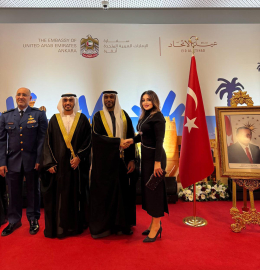ULUSKON Başkanı Atasoy, Birleşik Arap Emirlikleri'nin ‘Birlik Günü’ resepsiyonuna katıldı