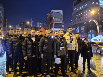 Zonguldak Kömürspor taraftarı 2’nci Lig’e geri çıkmak için eylem yaptı