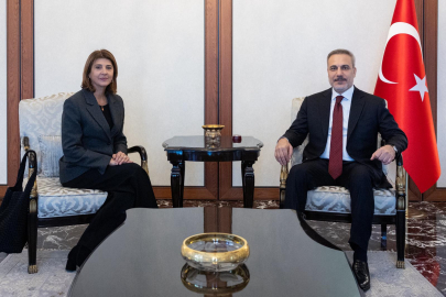 Bakan Fidan, BM'nin Kıbrıs Temsilcisi Holguin'i kabul etti