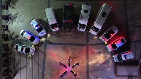 Aydın’da emniyetten ay yıldızlı görsel