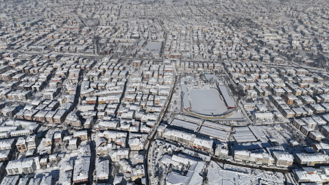 Kar yağışı durdu, Bolu dondu