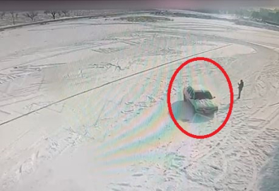 Kayseri’de otomobili ile drift atan 2 sürücüye 163 bin TL ceza; o anlar kamerada