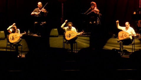 Filistinli 3 kardeşten oluşan ‘Le Trio Joubran’ müzik grubu Bursa’da konser verdi