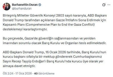 Trump'tan Cumhurbaşkanı Erdoğan'a 'Gazze Barış Kurulu' daveti