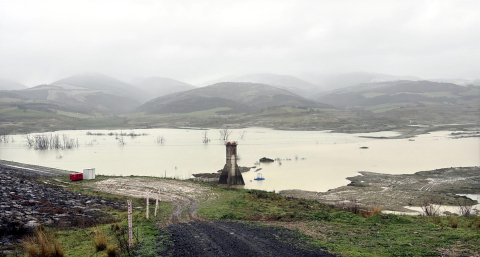 Tekirdağ'da Naip Barajı'nda doluluk yüzde 3'e yükseldi
