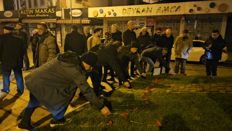 Zonguldak’ta saat 04.17'de anma etkinliği