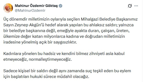 Mihalgazi Belediye Başkanı Akgün'e yönelik paylaşımla ilgili soruşturma; şüpheliye gözaltı (2)