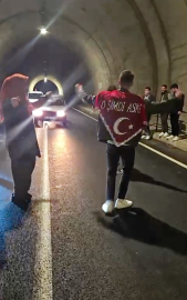 Asker eğlencesi konvoyuyla tüneli kapatanlara 45 bin lira ceza