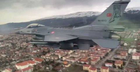 Jetler Erzincan'ın kurtuluşunun 108'inci yılı için havalandı