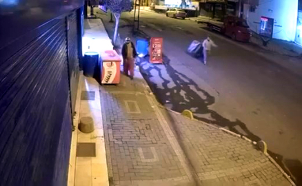 İstanbul- Avcılar'da varil hırsızlığı kamerada