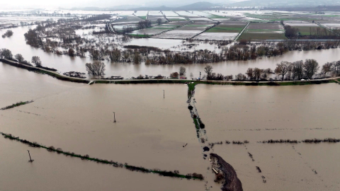 Edirne'de debisi artan Tunca'da 'kırmızı', Meriç'te 'turuncu' alarm verildi