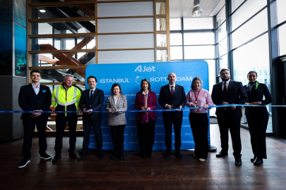 AJet Rotterdam seferlerine başladı