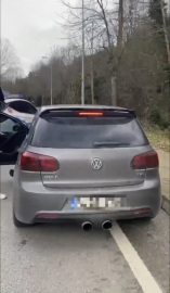 İstanbul- Beykoz’da abartılı egzozlu araca 16 bin lira ceza