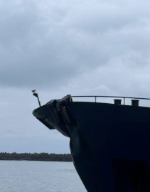 Bartın Limanı'nda 2 kuru yük gemisi çarpıştı