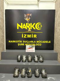 Polisin durdurduğu otomobilde 10 kilo metamfetamin ele geçirildi