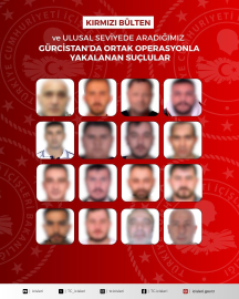 13'ü kırmızı bültenle aranan 16 suçlu Gürcistan'da yakalandı