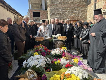 Edirne'de Sveti Georgi Kilisesi papazı Çıkırık, ölümünün 3'üncü yılında ayinle anıldı