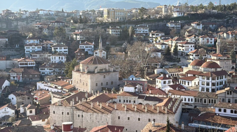 Tarihi kent Safranbolu’da bayram yoğunluğu