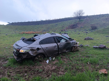 Batman'da otomobil uçuruma yuvarlandı: 1 yaralı