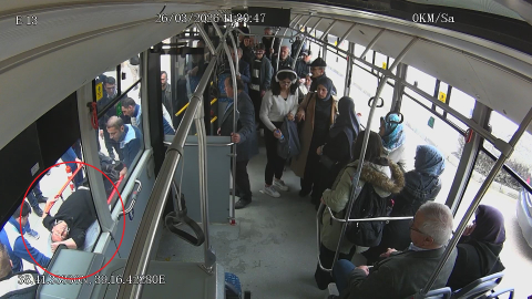 Otobüs şoförü, kalp krizi geçiren yolcuyu hastaneye yetiştirdi