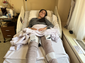 Çocuklarının gözü önünde eski eşi tarafından tabancayla bacaklarından vuruldu