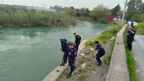 Mersin'de Berdan Çayı'na atlayan genç, suda kayboldu
