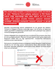 DMM: Türkiye'nin İran'a gelişmiş uçaksavar ve İHA füzeleri tedarik ettiği iddiaları asılsızdır