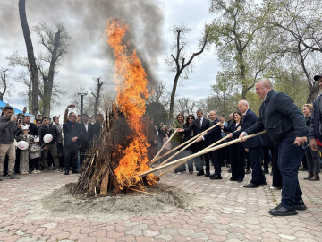 Edirne'de ertelenen Nevruz Bayramı kutlamaları yapıldı