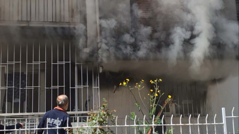 Aydın'da evde patlama sonrası yangın çıktı; engelli Arda Umut öldü, annesi yaralandı (2)