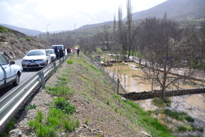 Kayseri'de sağanak sonrası sel