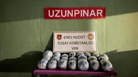 MSB: Hudutlarda 29 kilo uyuşturucu ele geçirildi