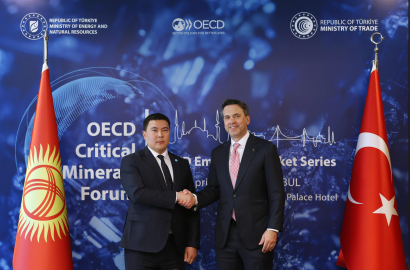 Bakan Bayraktar, Kırgızistan Doğal Kaynaklar, Ekoloji ve Teknik İşler Bakanı Toktobaev ile görüştü