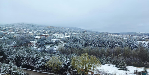 Yozgat'ta mayısta kar yağdı