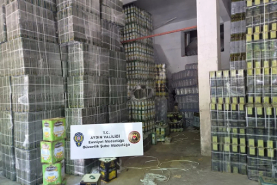 Aydın'da tağşiş ürün ele geçirilen deponun sahibine 1,8 milyon lira ceza