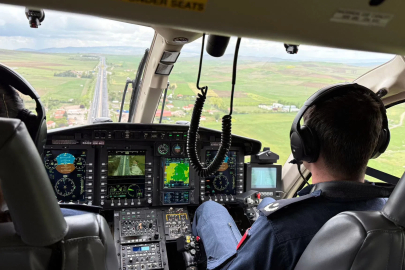 Ankara'da bayram öncesi helikopter destekli trafik denetimi