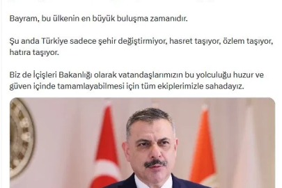 Bakan Çiftçi: Vatandaşlarımızın huzur ve güveni için tüm ekiplerimizle sahadayız